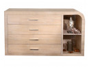 LANDAO Modernes Sideboard mit 4 Schubladen und Regalfach | LANDAO COLLECTION