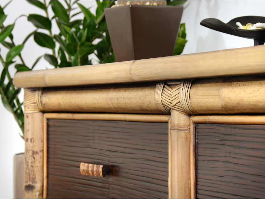 MISOOL Edle Bambuskommode mit 4 Schubladen | MISOOL COLLECTION