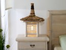 PALAWAN Exotische Lampe mit Schilfdach | PEARL COLLECTION
