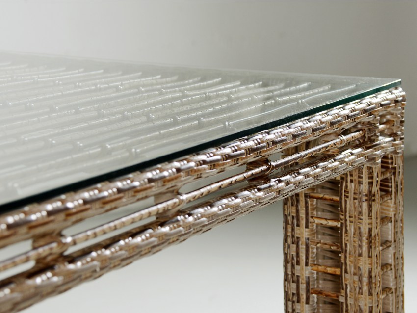 SINTRA Esstisch mit Glasplatte - 160 x 90 cm | OUTDOOR COLLECTION