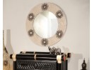 TAO Wandspiegel - exotischer Muschelspiegel - Rund | SHELL COLLECTION