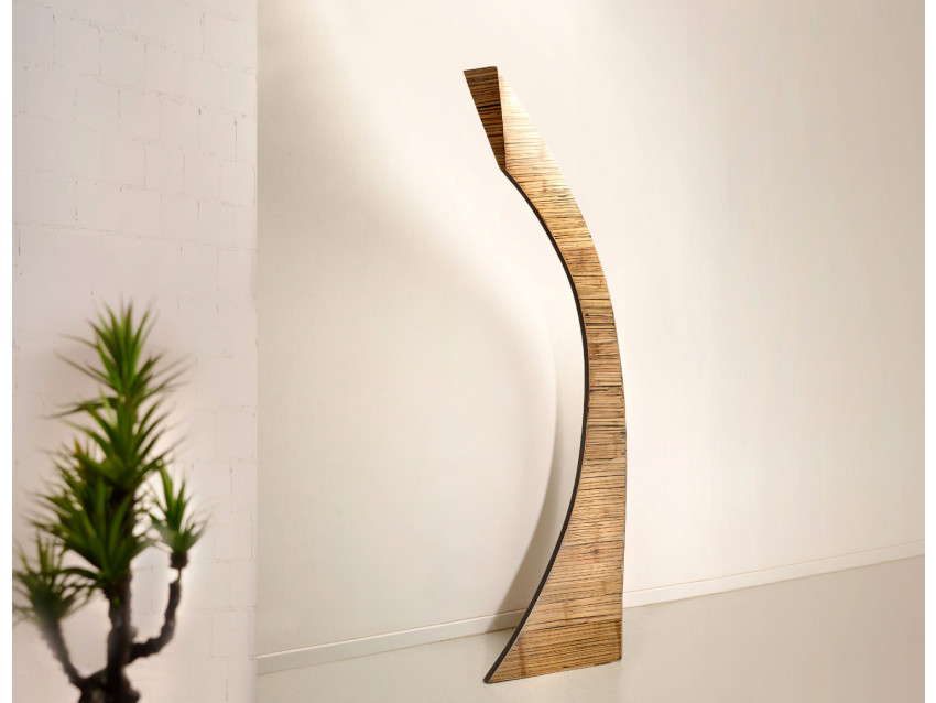 SOLOR Skulptur aus Bambus - LED Ständer -  Höhe 185 cm | ART COLLECTION
