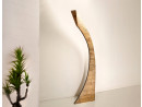SOLOR Skulptur aus Bambus - LED Ständer -  Höhe...