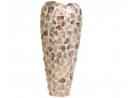 KANGAN Vase mit Perlmutt - Höhe 85 cm | SHELL COLLECTION