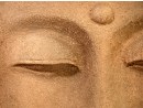 HINAKO Wandrelief mit Buddhakopf - Wandbild in Sandstein - Mittel | FLAIR COLLECTION