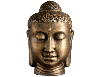 KELONG Riesiger Buddhakopf - Antique Gold | FLAIR COLLECTION