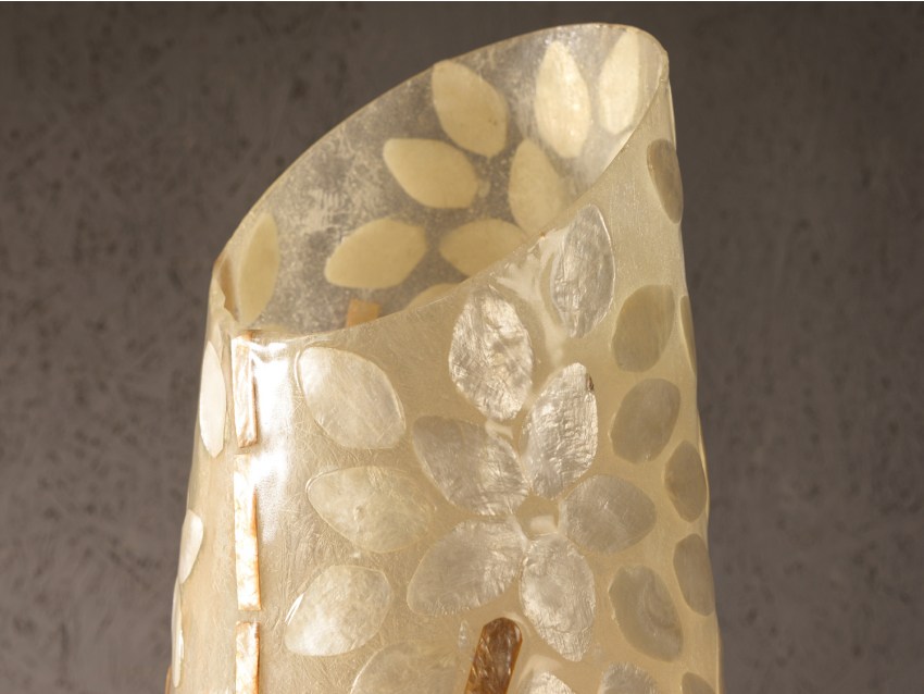 GASIM Stehlampe aus Capiz Muscheln - Höhe 137 cm | SHELL COLLECTION