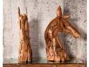 HORSES Pferdekopf aus Teak Wurzelholz | WOOD COLLECTION