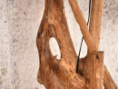 MOJO XXL Stehlampe aus Wurzelholz mit schwarzem Schirm -Höhe 200 cm | WOOD COLLECTION