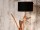 MOJO L Stehlampe aus Wurzelholz mit schwarzem Schirm -Höhe 170 cm | WOOD COLLECTION