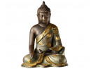 NIKAYA sitzender Buddha in Antique Gold - Höhe 60 cm | FLAIR COLLECTION