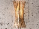 SIERRA Wandlampe mit Streifen aus Perlmut - Farbe Gold |...