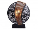 PIA 1 - Tischlampe mit edlen Verzierungen aus Glas Mosaik Steinen  - Höhe 30 cm | SHELL COLLECTION