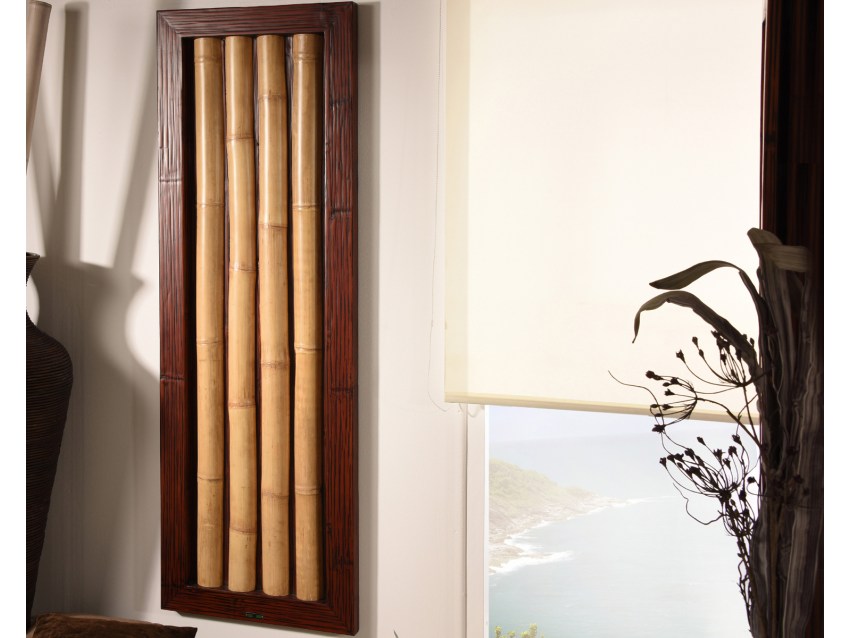DAVAO Wandpaneele - Farbe ECO mit Natur Bambus | FLAIR COLLECTION