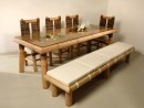 PALAWAN Esszimmertisch 160 x 90 cm - Bambustisch mit Dekomöglichkeit | PALAWAN COLLECTION