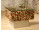 MURCIA Couchtisch aus Treibholz mit Glasplatte - Sockel silber - 60x60 | WOOD COLLECTION