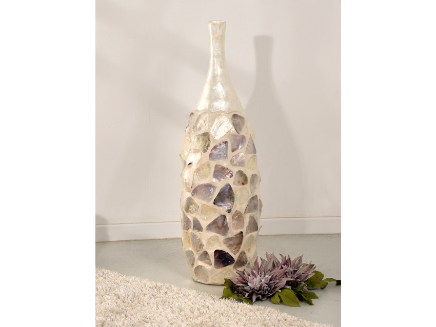 BALUAN Vase aus Capiz Muscheln | SHELL COLLECTION