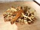 AMAZONAS Couchtisch aus Teak-Wurzelholz - Rund Ø 70, 80 oder 100 cm | WOOD COLLECTION