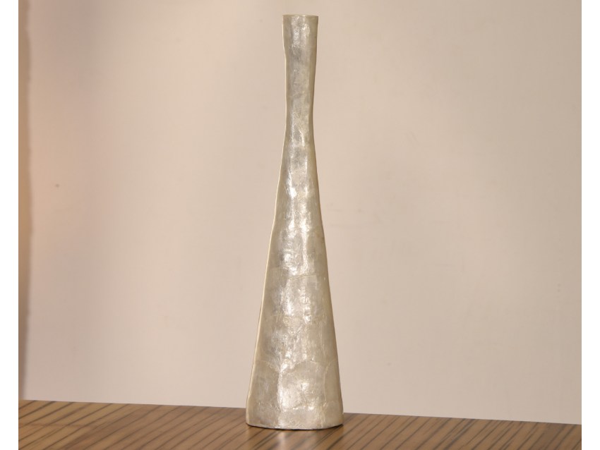 TAHIRA Vase aus Capiz Muscheln - Weiß | SHELL COLLECTION