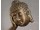 AGAMA Stützender Buddhakopf auf Teakholz Sockel - Antique Gold | FLAIR COLLECTION
