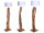 KAYU Stehlampe aus altem Baumstamm mit Schirm - Höhe 190 cm | WOOD COLLECTION