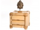 BENOA Bambus Nachtkonsole - Nachttisch mit 2 Schubladen | ABACA COLLECTION