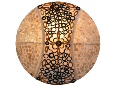 MELINA Lampe mit Bambus und Capiz Muscheln | SHELL COLLECTION