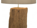 CULION Stehlampe aus altem Teakholzbalken mit  Schirm - Höhe ca.175 cm | WOOD COLLECTION