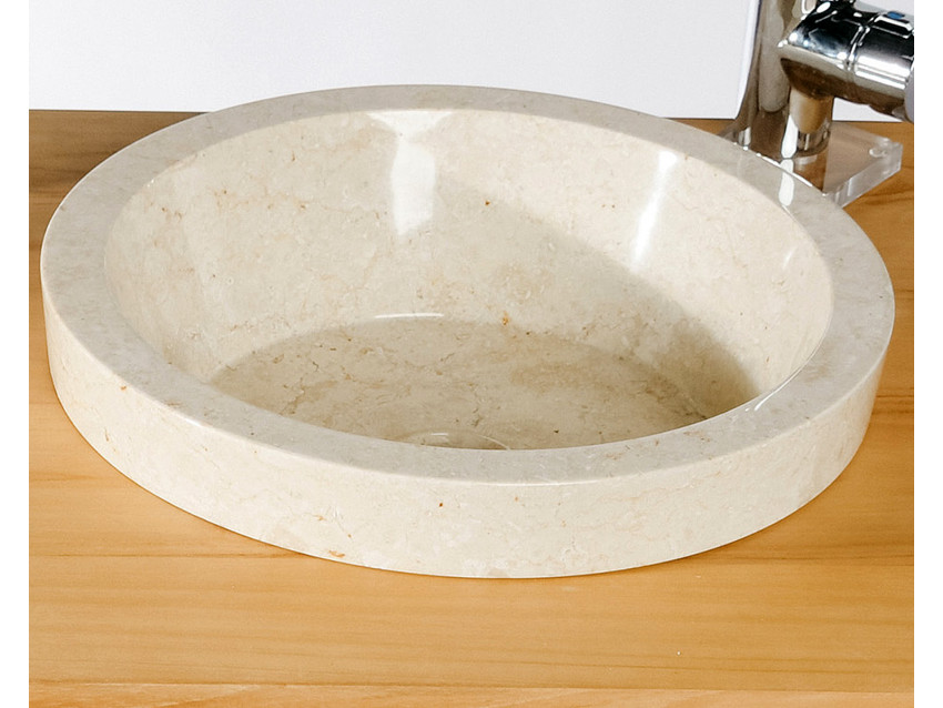 TIMARE Waschtisch mit Marmor Waschbecken - Breite 100cm | BADMÖBEL KOLLEKTION
