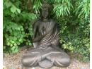 BIG BUDDHA Riesiger sitzender Buddha mit erhobener Hand -...