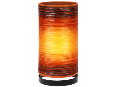 JULIE Tischlampe Orange - Höhe 30 cm | FLAIR COLLECTION