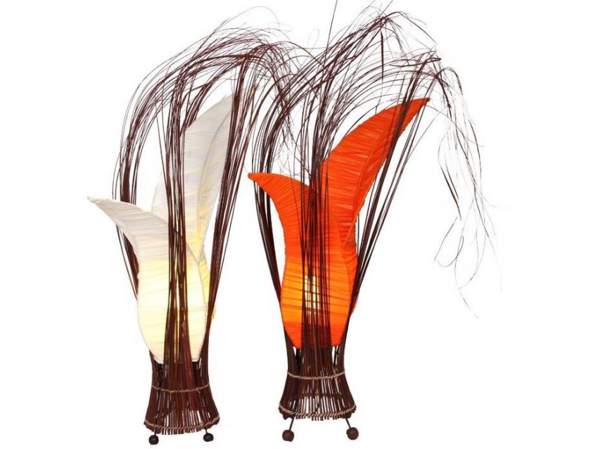 BUNGA Lampe - Farbe Orange - Höhe 50 cm | FLAIR COLLECTION