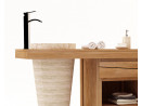 TIMARE Doppelwaschtisch mit 2 Stand Waschbecken in weiß - Breite 150cm | BADMÖBEL KOLLEKTION