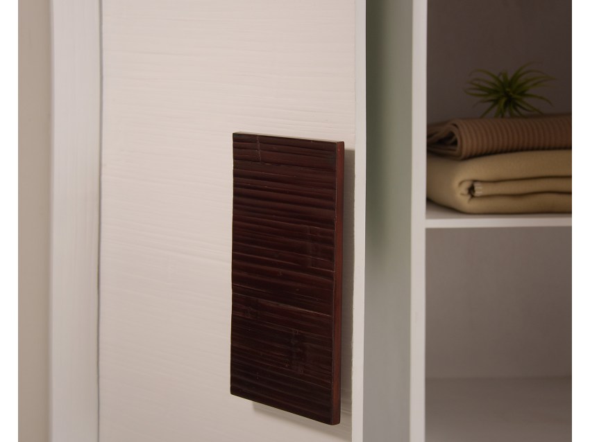 MODERN Kleiderschrank - Bambusschrank mit  2 Türen | LANDAO COLLECTION