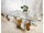 SHIMOGA Moderner Wurzelholz Couchtisch -Couchtisch aus Teak-Wurzelholz - Rechteck - Farbe Silber 140x70 | WOOD COLLECTION