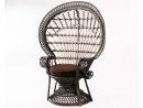 PEACOCK Sessel aus Rattan | Farbe Braun  | BOHO COLLECTION