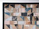 MOZAIK Wandbild aus recyceltem Holz - 110x80 cm | WOOD COLLECTION
