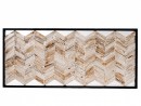 MELAMBA Wandbild aus recyceltem Holz - 130x57 cm | WOOD COLLECTION